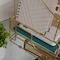 Martha Stewart Ryder Gold Mesh Metal Large Desktop Organizer With Paper File Letter Holder Organizer and Drawer HH-OHD19-GLD-MS - alternate 5